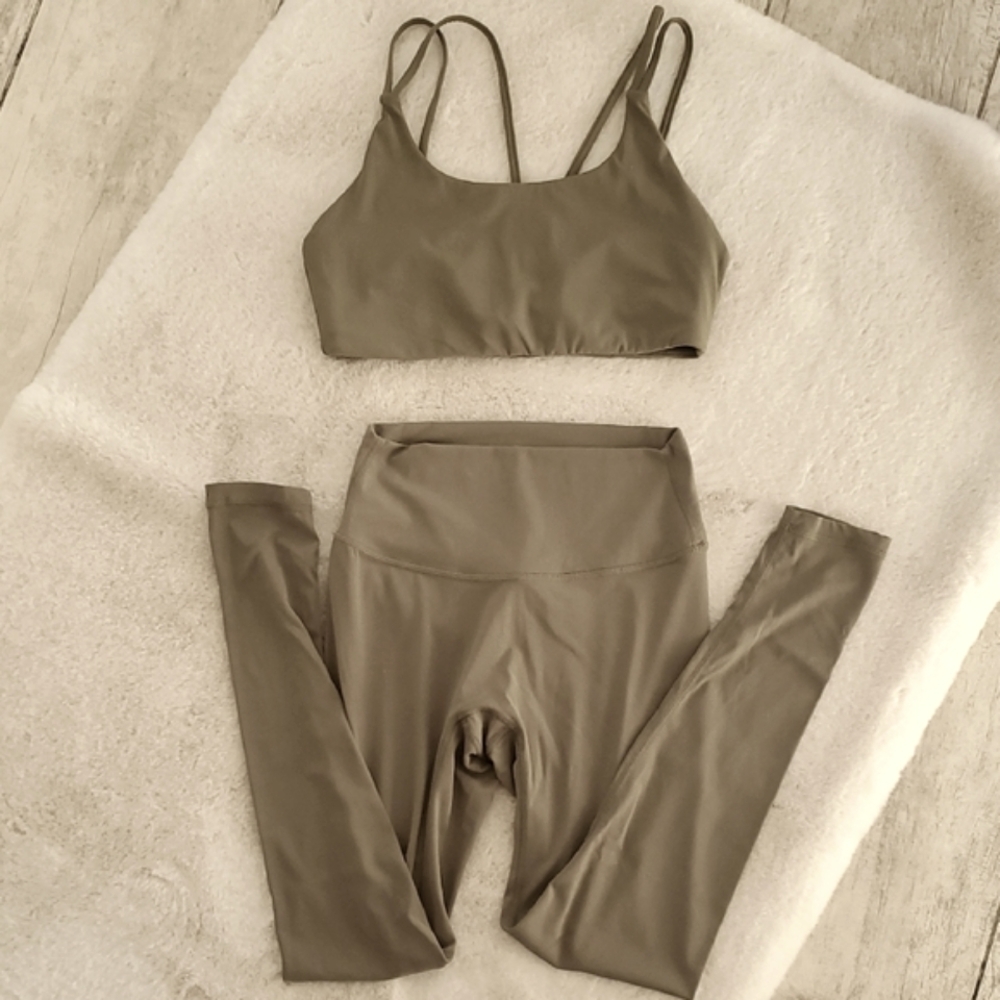 Olive Green Activewear Set